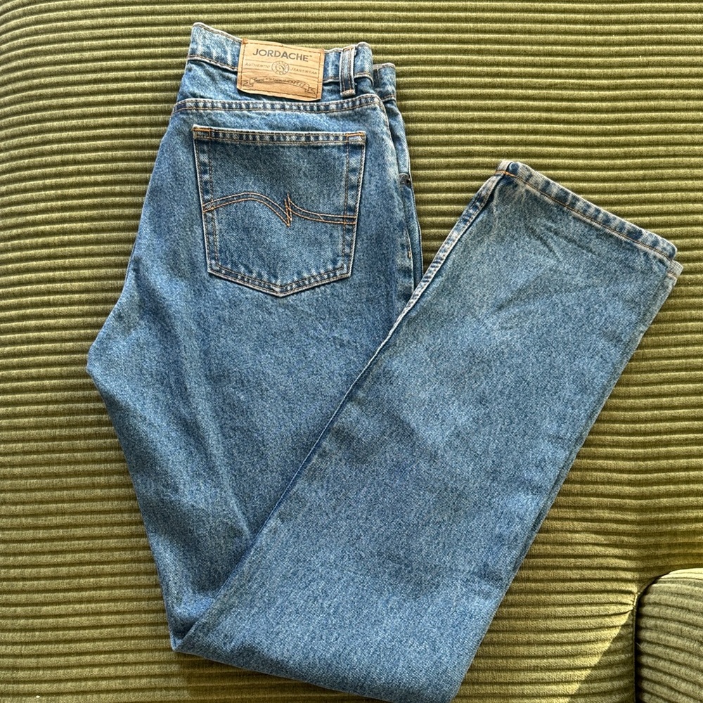 Jordache Women's Blue Straight Leg Jeans